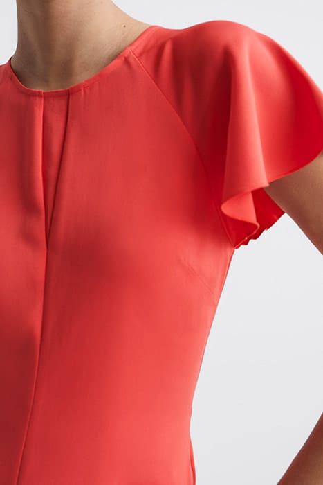 ELENI MIDI DRESS — CORAL 4