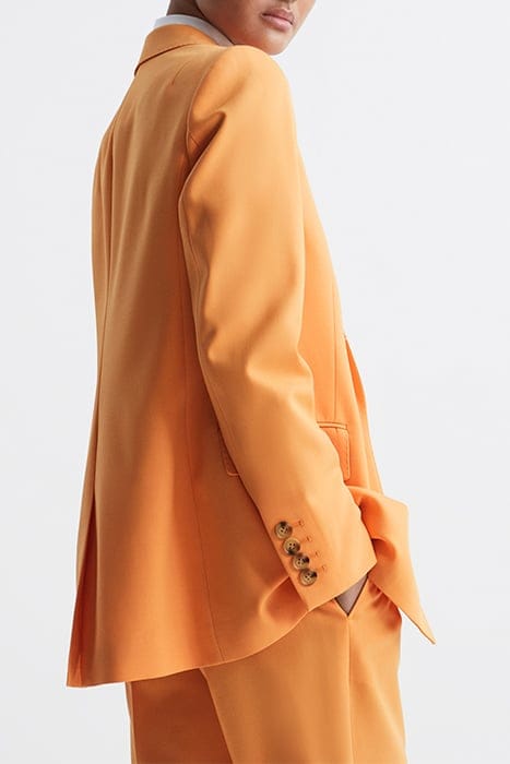 EMMY BLAZER ORANGE BLAZER — MEASUREMENTS OF MODEL 2
