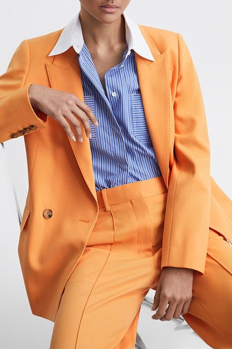EMMY BLAZER ORANGE BLAZER — MEASUREMENTS OF MODEL 6