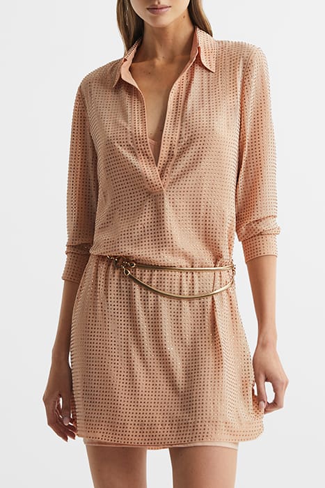 AUSTIN MINI DRESS — NUDE 1