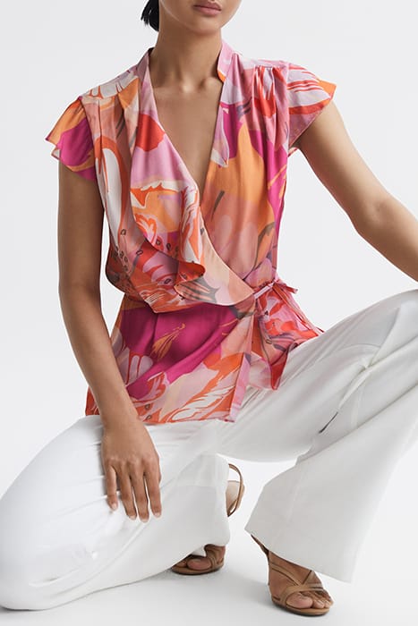 COREY BLOUSE PINK BLOUSES — MEASUREMENTS OF MODEL 5