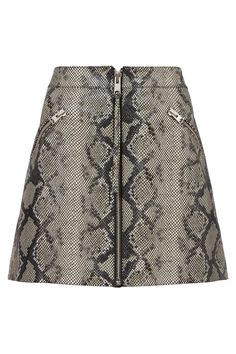 PIPER SNAKE SKIRT BLACK/NATURAL 6