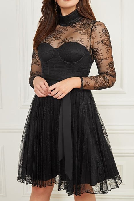 MARCIANO BY GUESS MEI LACE DRESS JET BLACK 1