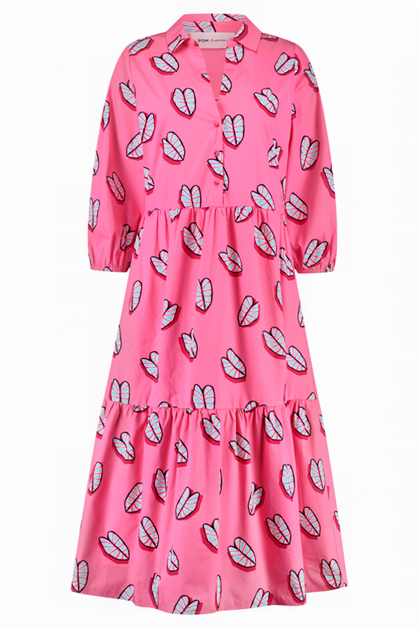 DRESS - LEAF IT PINK 8
