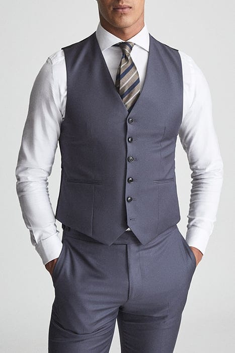 HIKED WAISTCOATS — BLUE 1