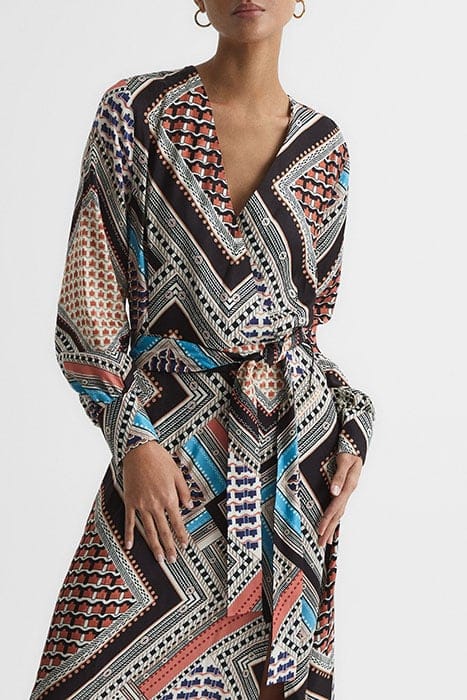 ALEGRA MIDI DRESS — PINK/BLUE 4