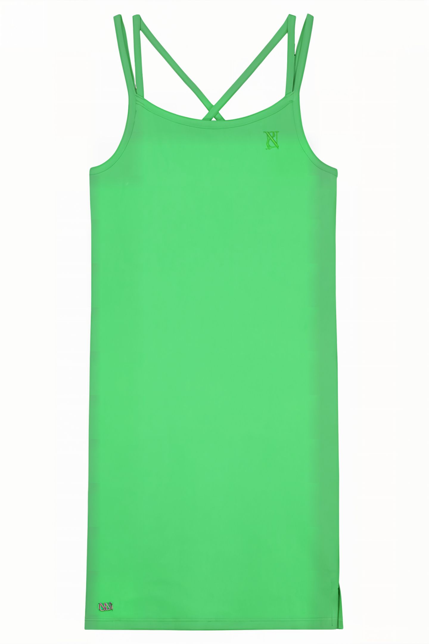RIB DRESS SPRING GREEN 3