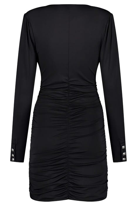 GALLERY FOLD DRESS BLACK 2