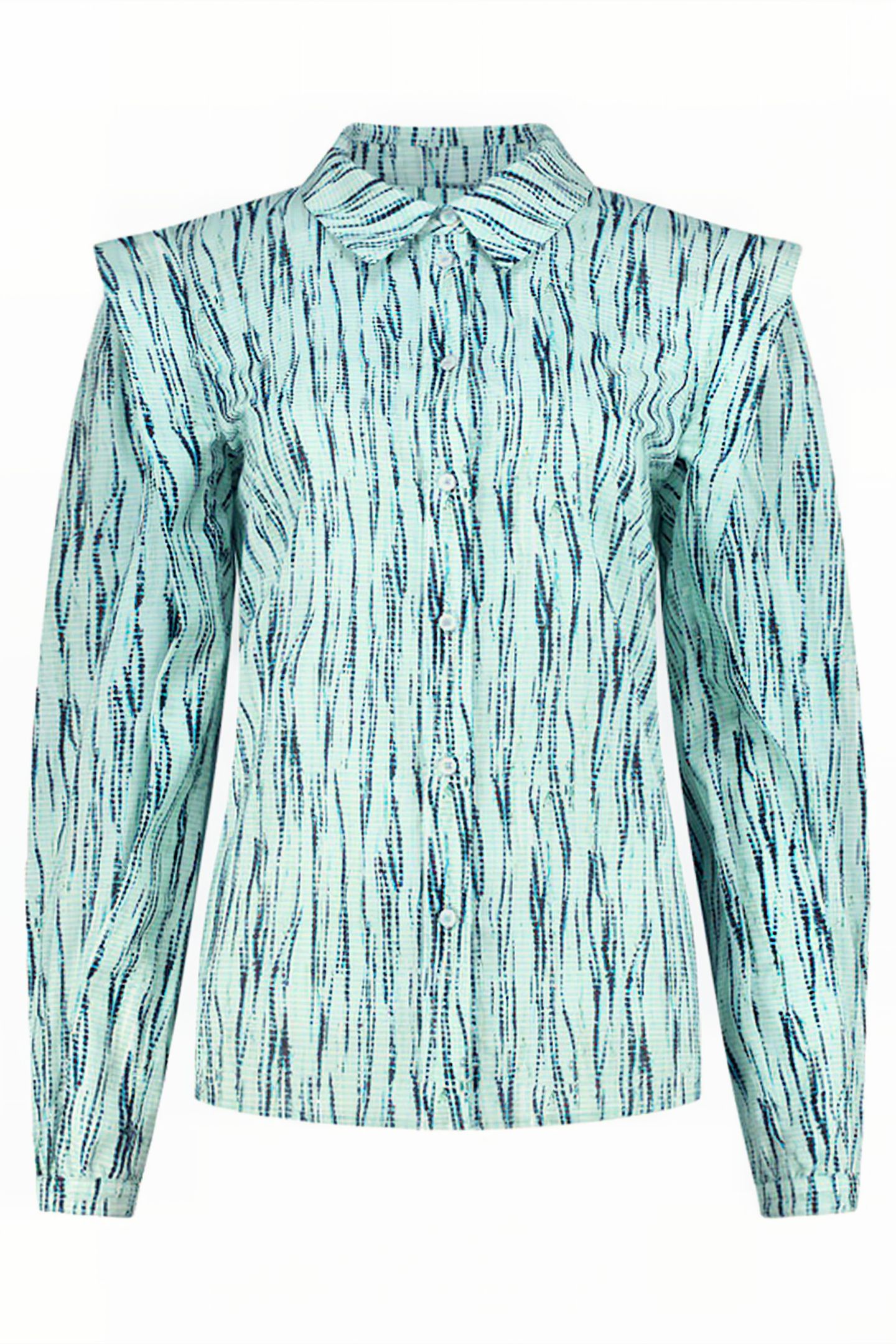 RAINA BLOUSE SHIBORI LAGOON 2