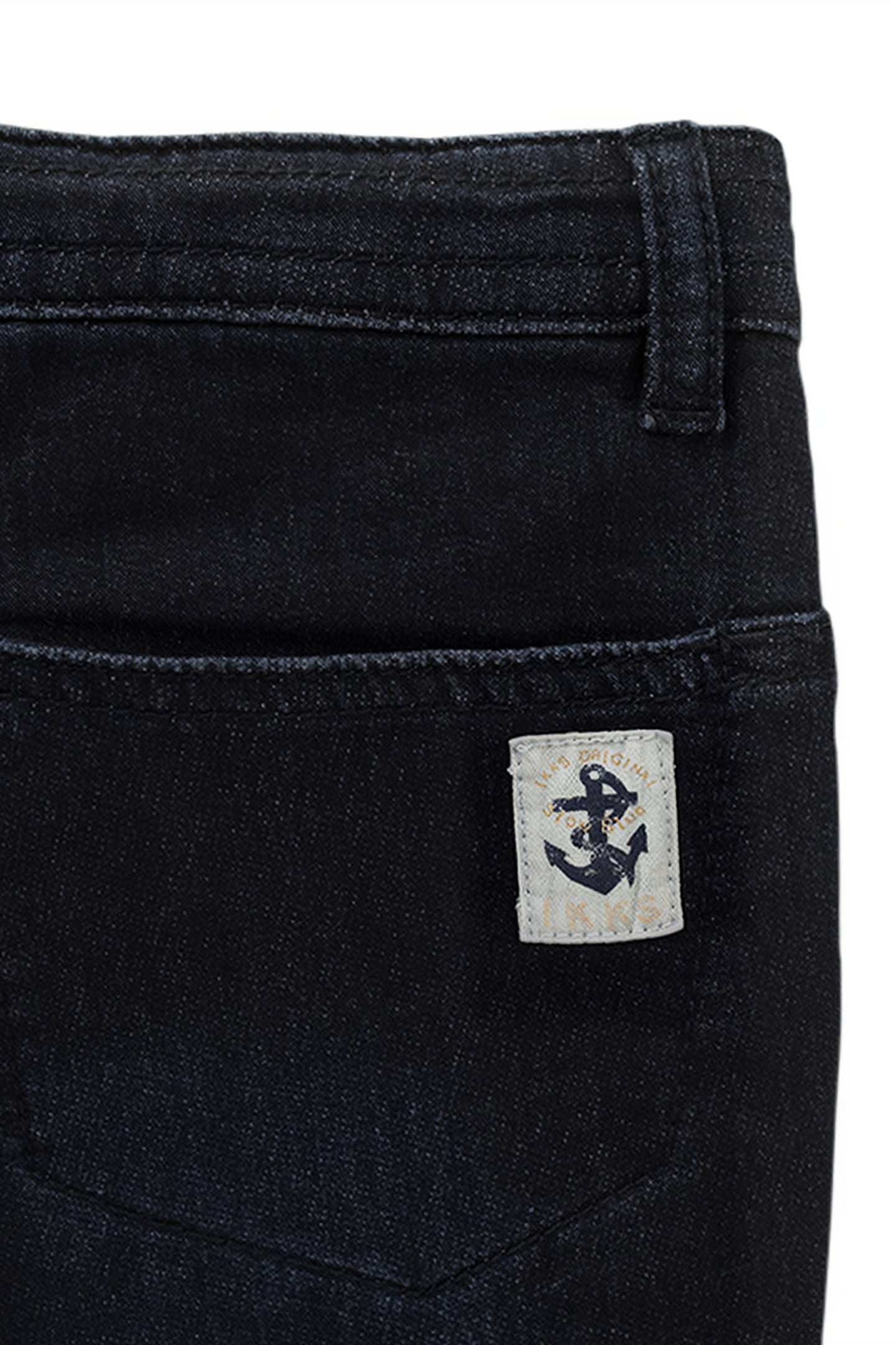 BOYS’ RAW DENIM BERMUDA SHORTS WITH SLOGAN CORDS 6