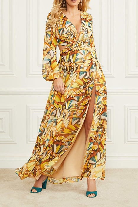 MARCIANO BY GUESS GOLDEN WING MAXI DRE GOLDEN WING PRINT 1
