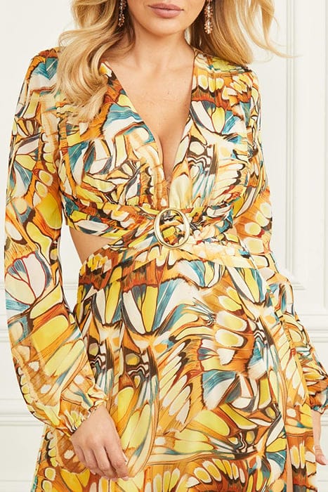 MARCIANO BY GUESS GOLDEN WING MAXI DRE GOLDEN WING PRINT 5