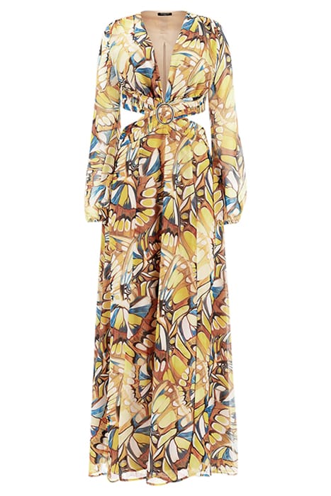MARCIANO BY GUESS GOLDEN WING MAXI DRE GOLDEN WING PRINT 9