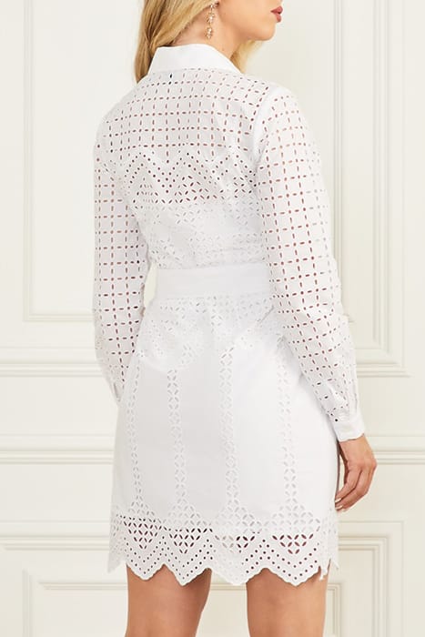 MARCIANO BY GUESS KEELY SHIRT DRESS TRUE WHITE 2