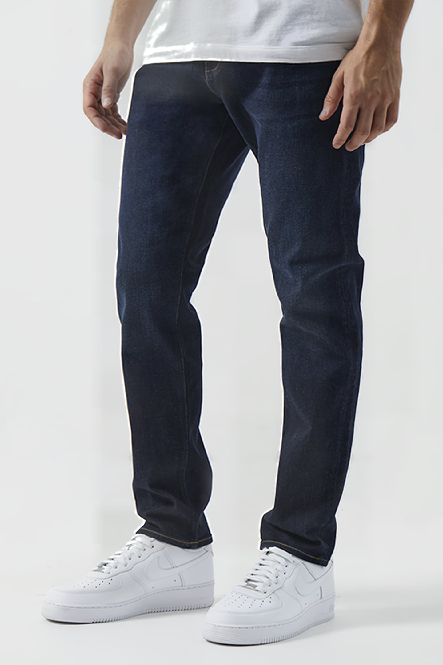 SLIM FIT STRETCH JEANS INDIGO REG 1