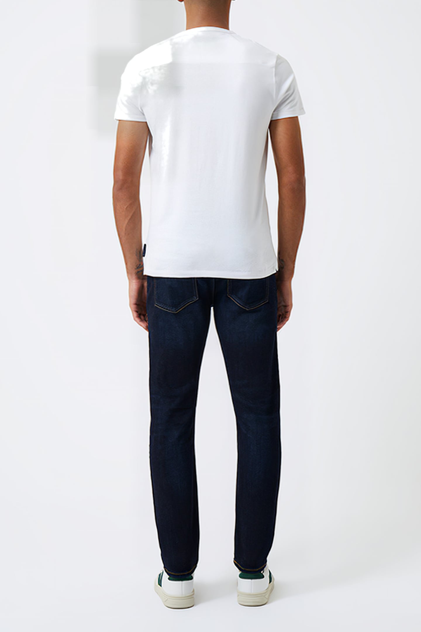 SLIM FIT STRETCH JEANS DARK BLUE REG 2