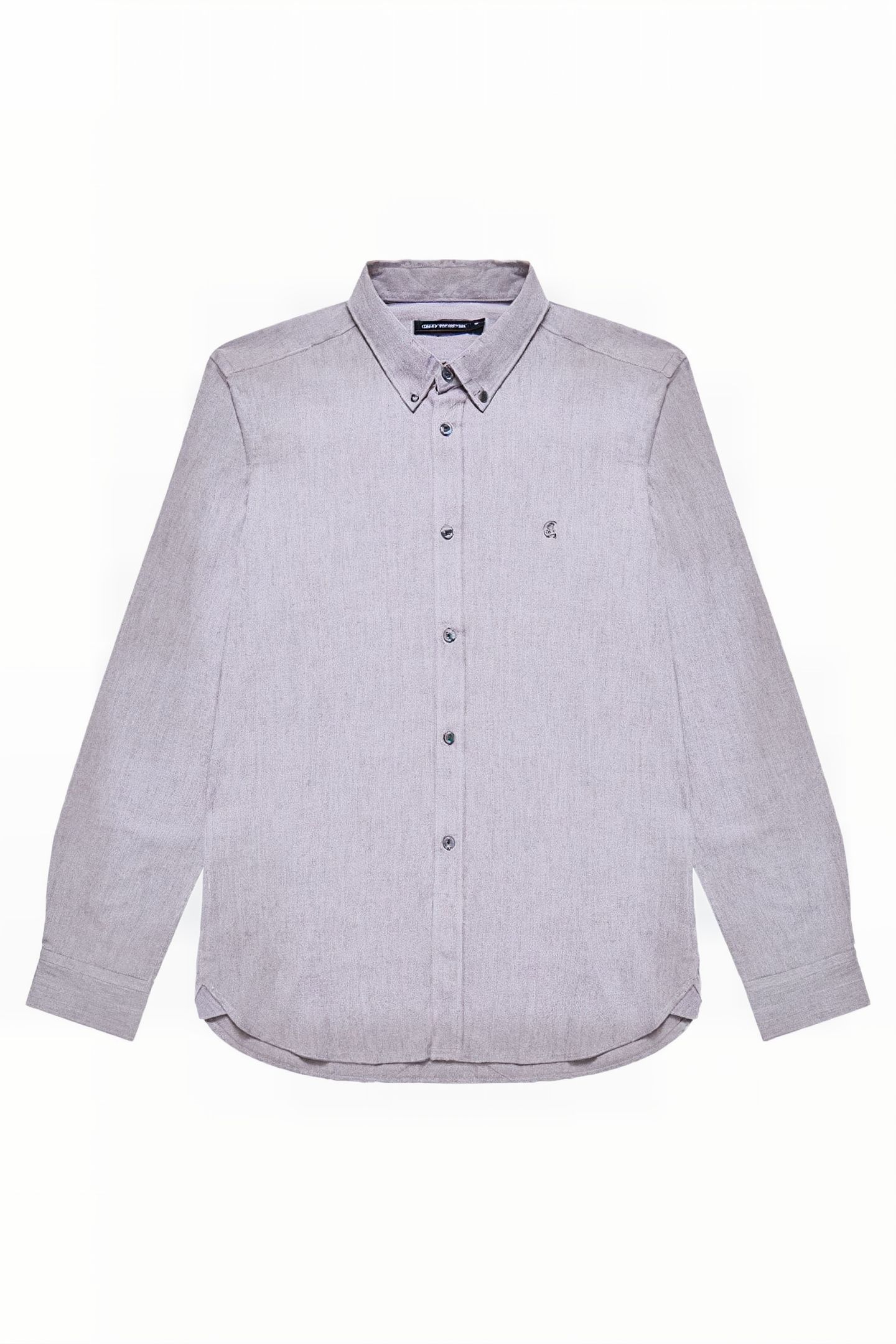 OXFORD LOGO LONG SLEEVE SHIRT BORDEAUX/DARK NAVY 4