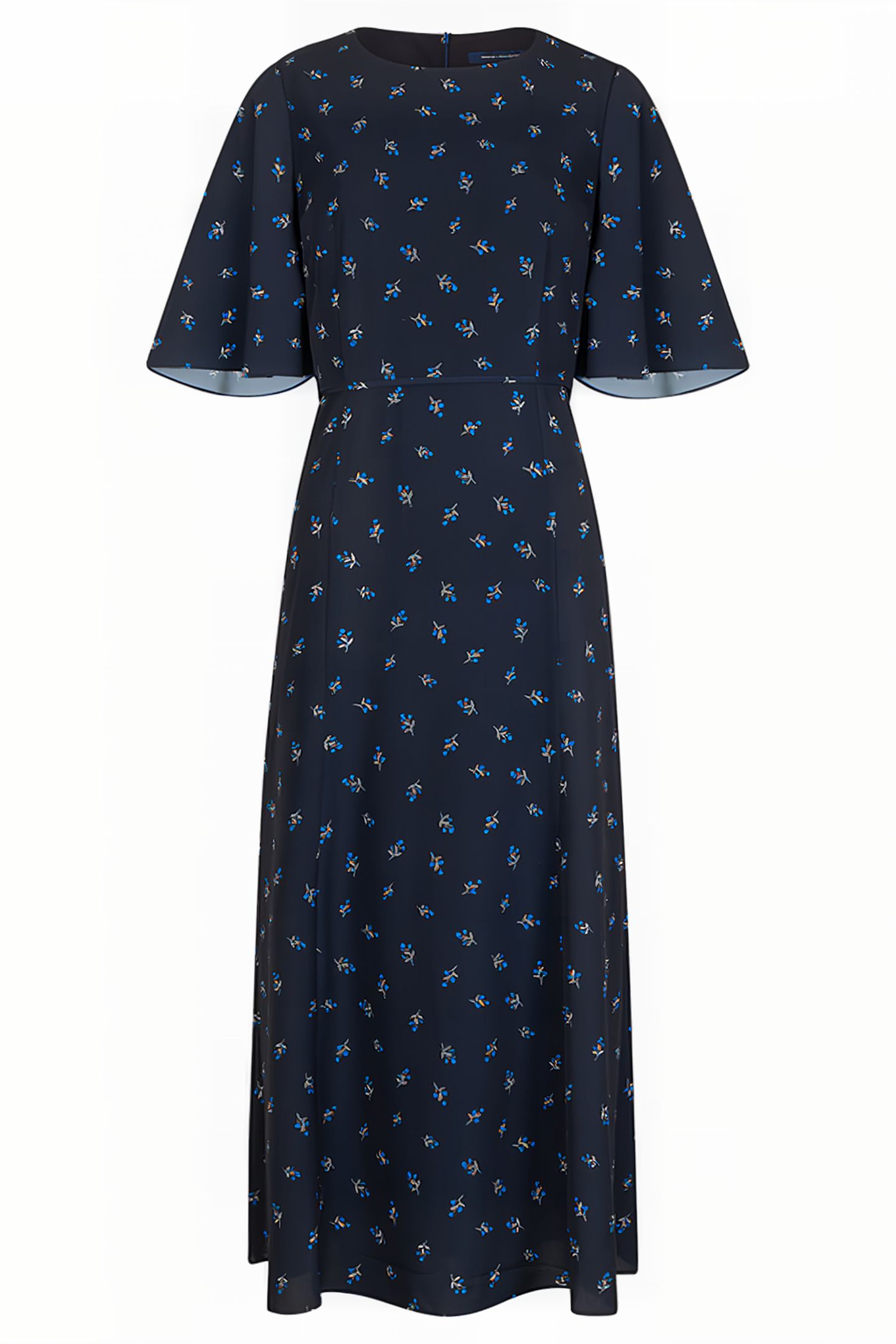 CECILIA DELPHINE MIDI DRESS MARINE 3