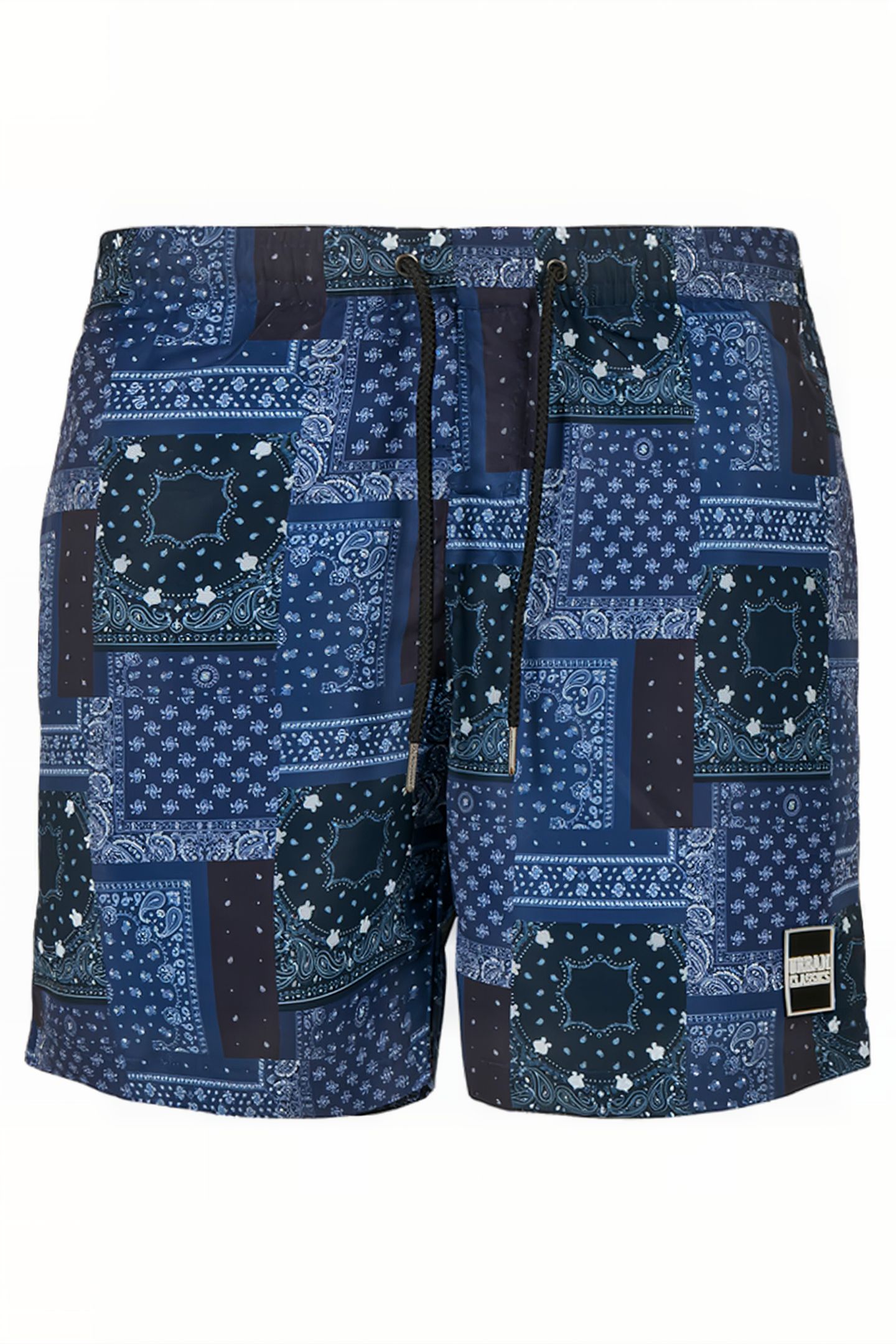 PATTERN SWIM SHORTS NAVY BANDANA AOP 4