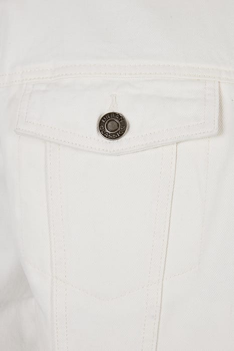 LADIES OVERSIZED SHERPA DENIM JACKET OFFWHITE RAW 10