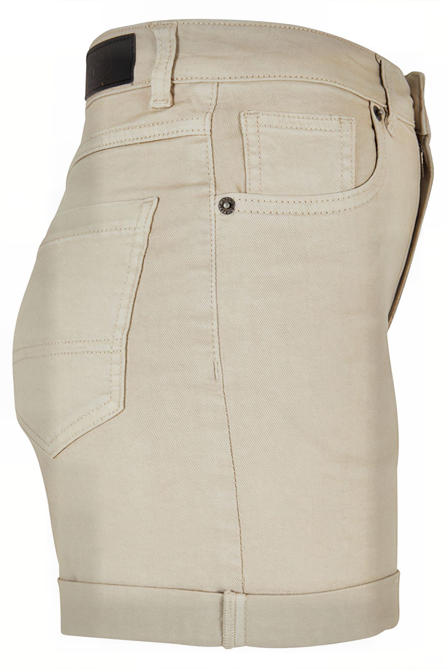 LADIES COLORED STRECH DENIM SHORTS SOFTSEAGRASS 6