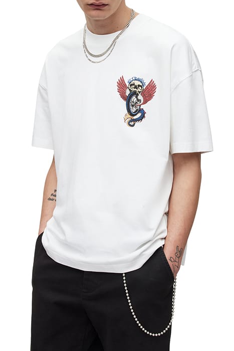 ROAD RASH SS CREW OPTIC WHITE 4