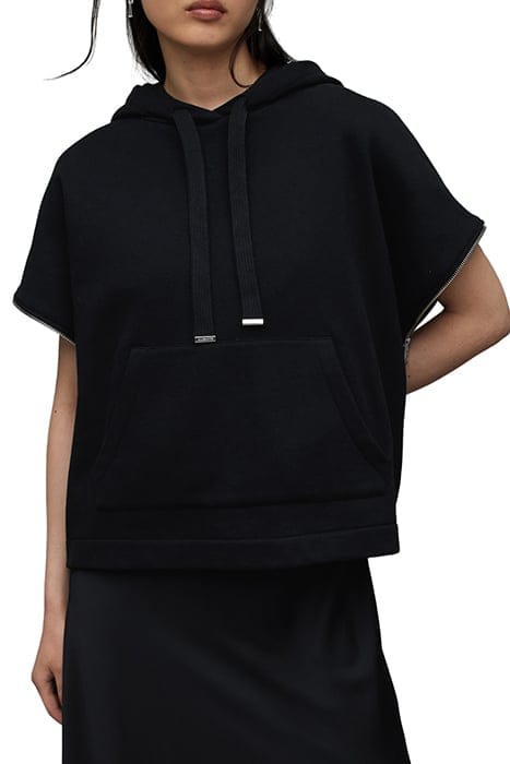 JAMIE ZIPPER HOODY BLACK 1