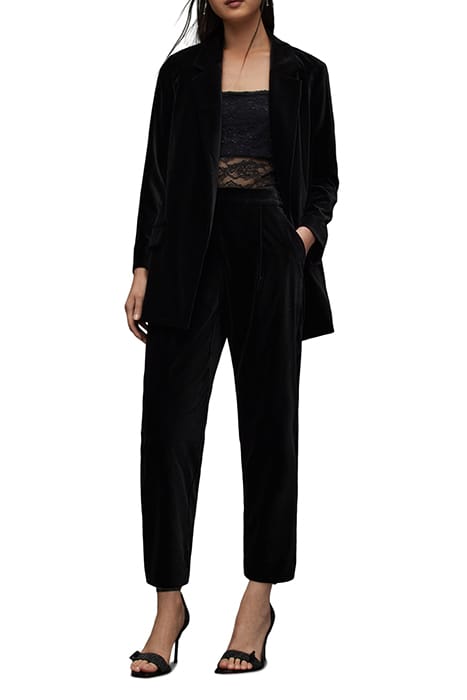 ALEIDA VELVET TROUSE BLACK 2
