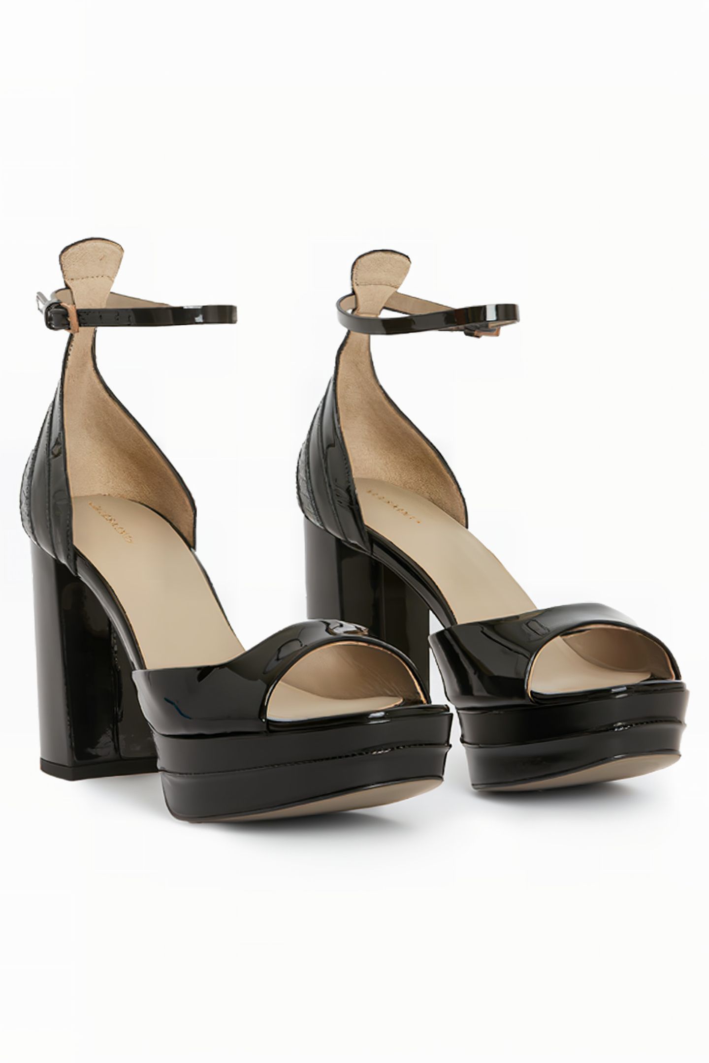 TIA PLATFORM HEEL BLACK SHINE 3
