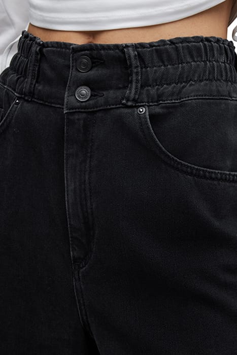 HAILEY WIDE LEG JEAN WASHED BLACK 6