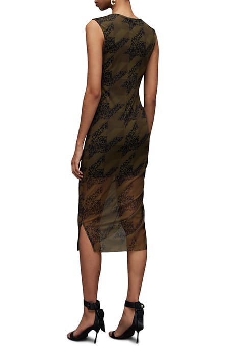 NORA TONI DRESS KHAKI GREEN 2
