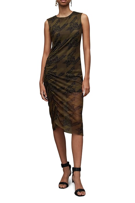 NORA TONI DRESS KHAKI GREEN 1