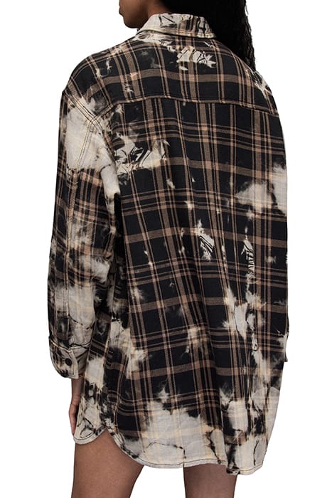LILY CHECK SHACKET D BLEACH MULTI 2