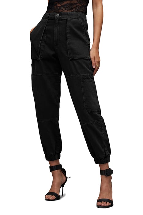 MILA JEAN WASHED BLACK 1