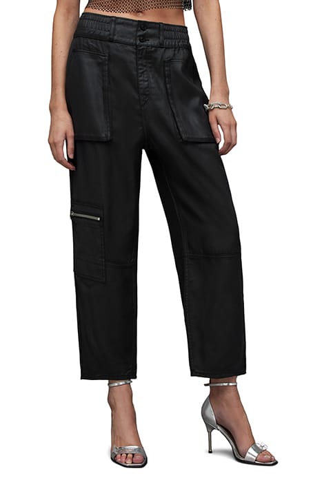 HAILEY COATED JEAN BLACK 1
