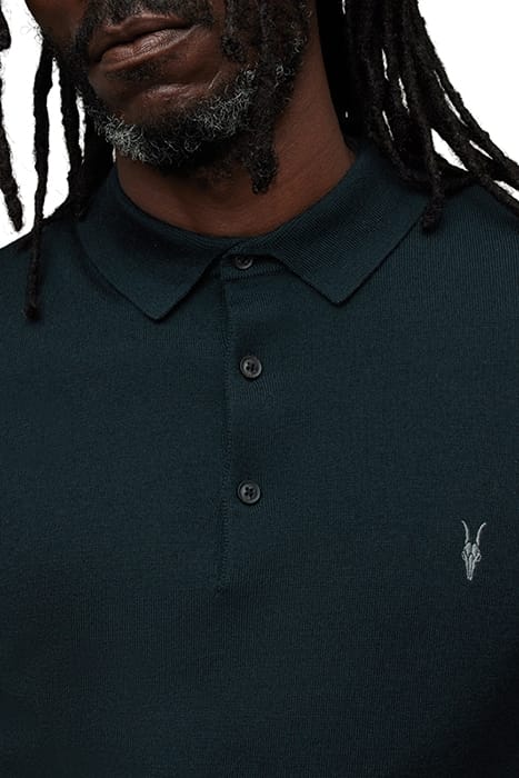 MODE MERINO LS POLO RACING GREEN 5