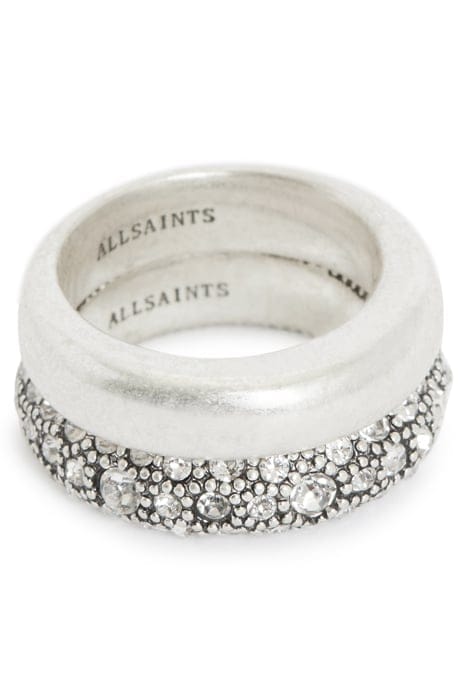 CELESTE RING SET WARM SILVER 1