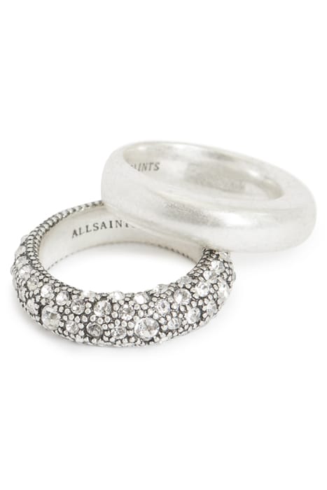 CELESTE RING SET WARM SILVER 5