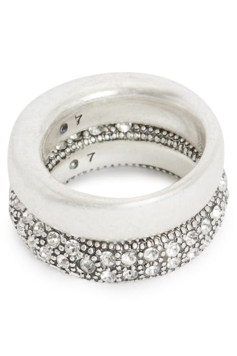 CELESTE RING SET WARM SILVER 4