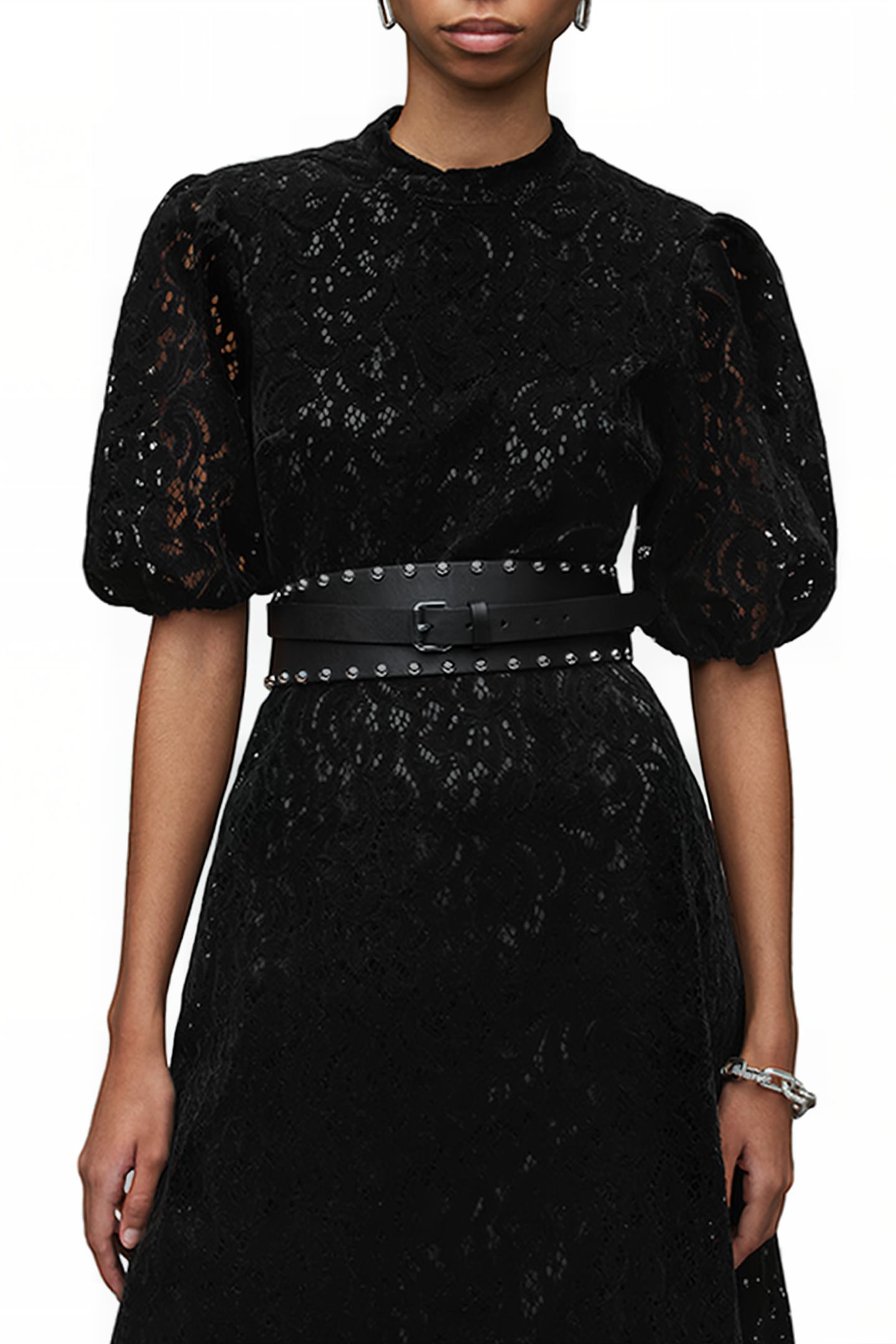 CAMILA LACE DRESS BLACK 5