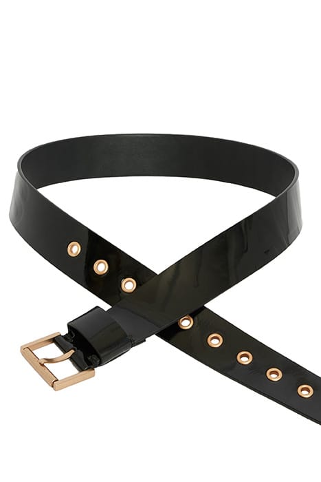 AS ROCKS PATENT BELT BLACK 5