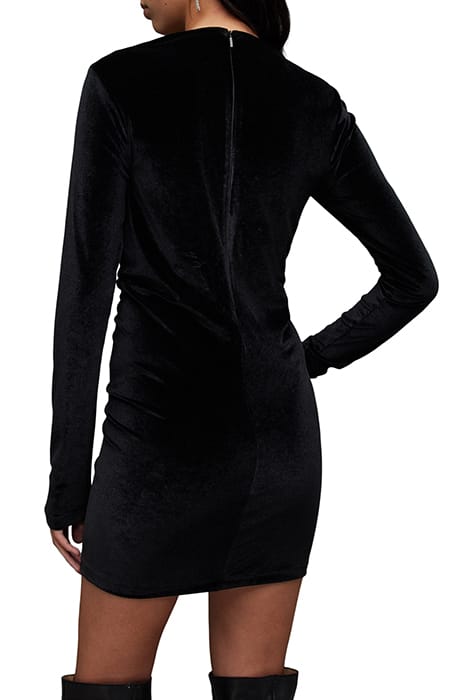 ANYA VELVET DRESS BLACK 2