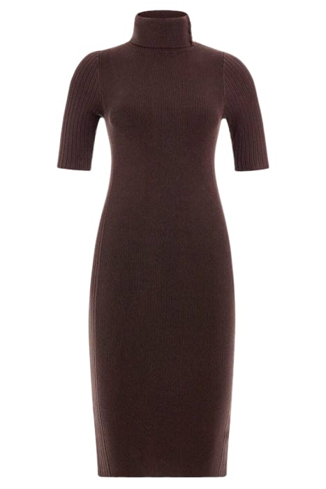 MARCIANO BY GUESS LENA HIGH NECK RIBBE CHOCOLATE TRUFFLE 3