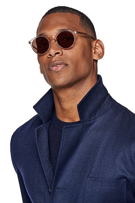 HERRINGBONE GREENWICH SHIRT-JACKET NAVY 6