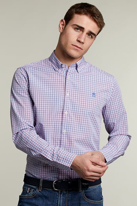 CUSTOM FIT CHECKED SHIRT MULTI 1