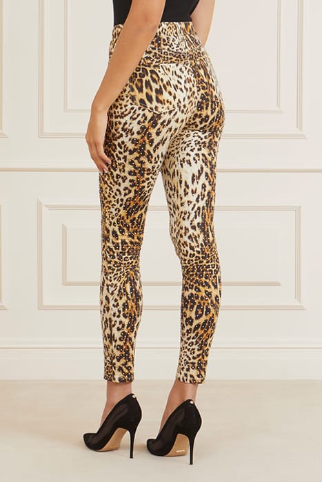 MARCIANO BY GUESS FULL STRASS PRINTED SPELLBOUND SKINNY PANT 2