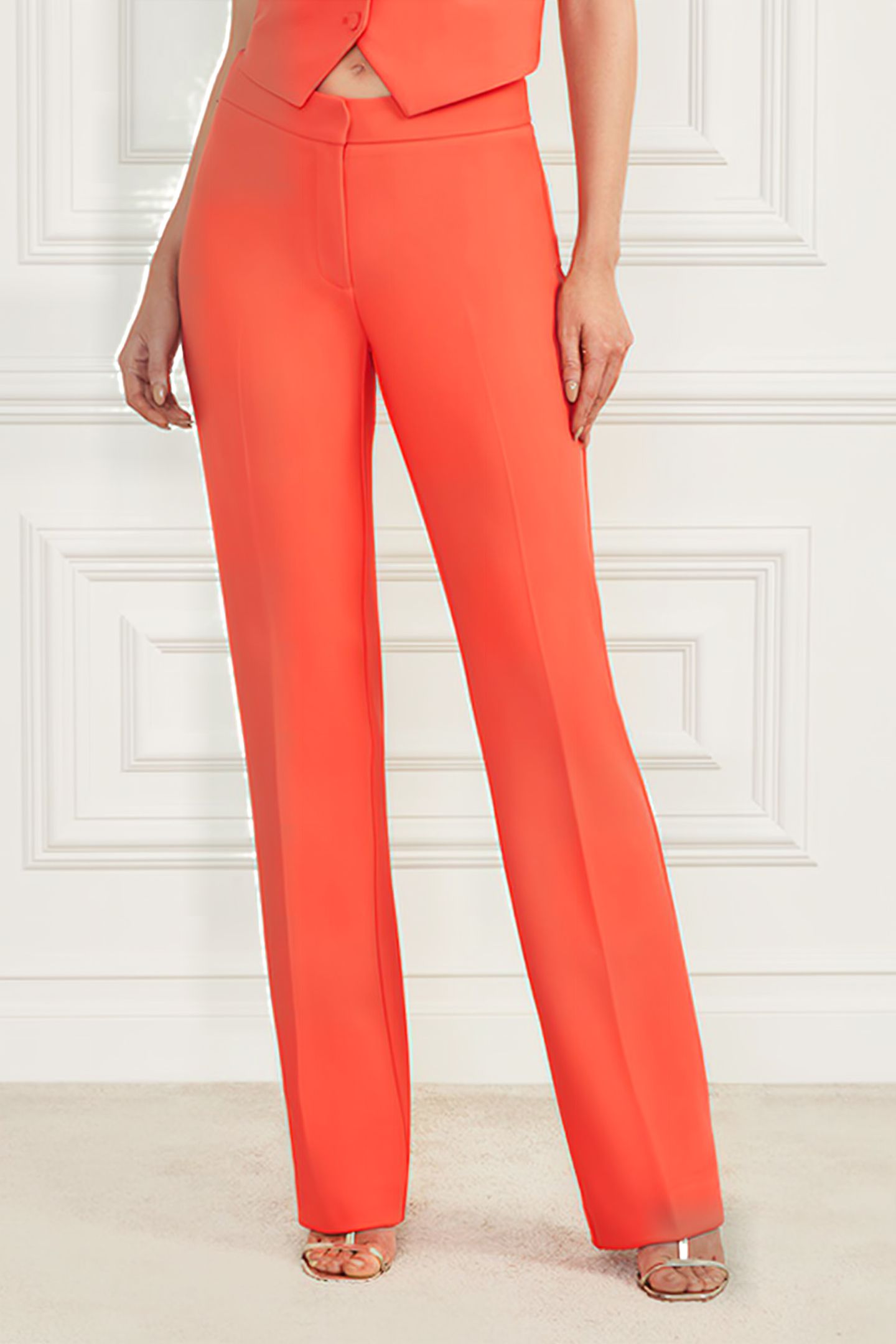 MARCIANO BY GUESS JACQUELINE PANT VIVACIOUS CORAL 1