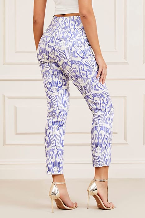 MARCIANO BY GUESS SHELLY PRINTED PANT SUBSTANCE BLUE SKINNY 2
