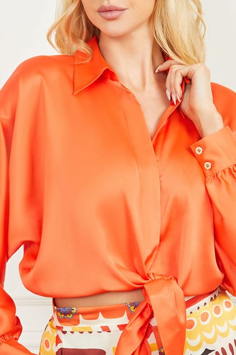 MARCIANO BY GUESS CARNIVALE TOP MAYAN BLOUSE SUNSET 9