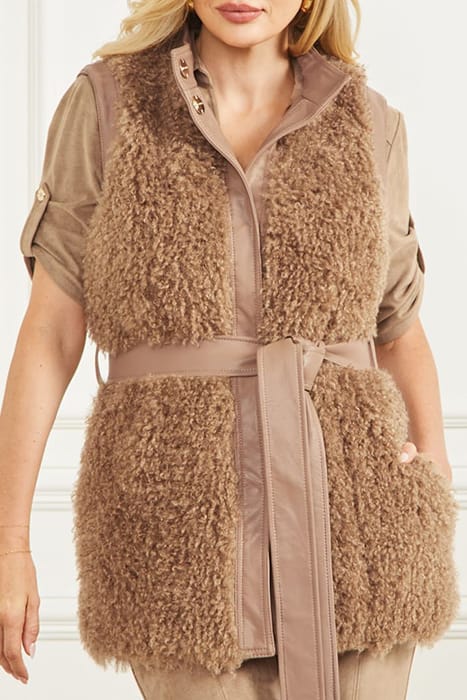 MARCIANO BY GUESS SUSY VEST TRUFFLE DUST MULTI 9
